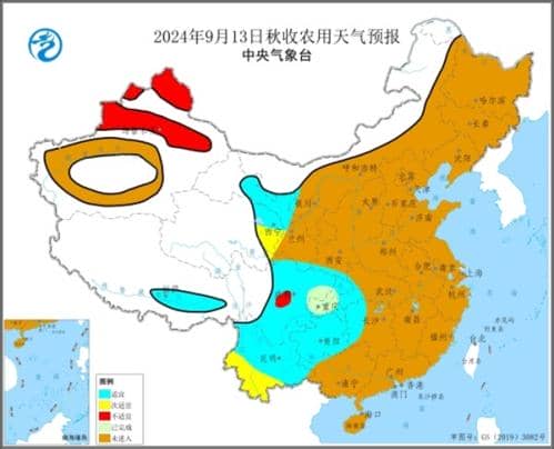 预计今年秋季气象条件总体利于作物成熟收晒和适时秋播