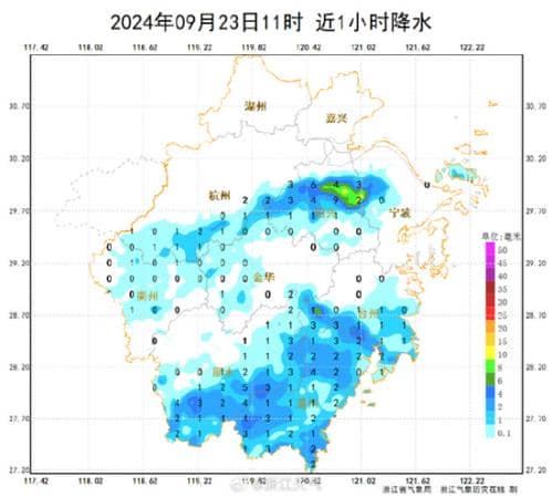 浙江今天下午至夜间将现大范围降雨 温州丽水部分地区有暴雨