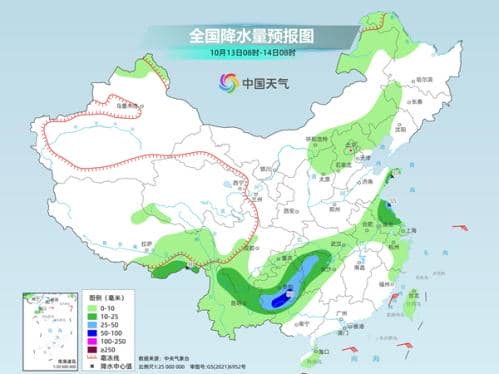 南方降雨范围扩展 东北多地气温将明显偏高