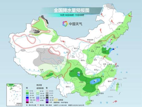 中东部大范围降水过程进入最强时段 强冷空气明起携大风降温登场